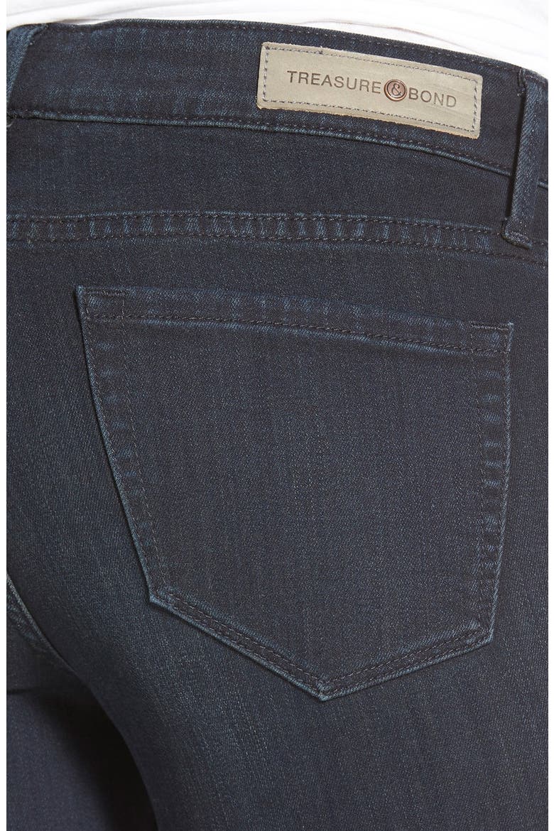 Treasure&Bond Skinny Jeans, Alternate, color, MODE BLUE BLACK