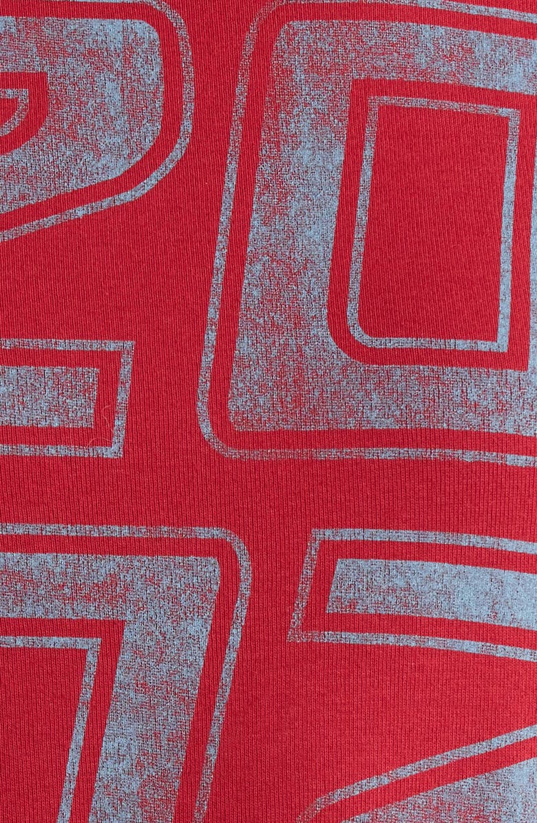 PacSun 2007 Skimmer Cotton Graphic T-Shirt, Alternate, color, Red