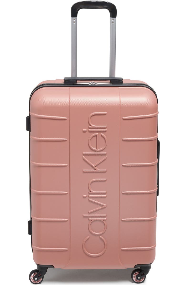 Calvin Klein Bowery 3 Piece Luggage Set, Alternate, color, Rose Gold