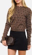 Blu Pepper Polka Dot Cardigan