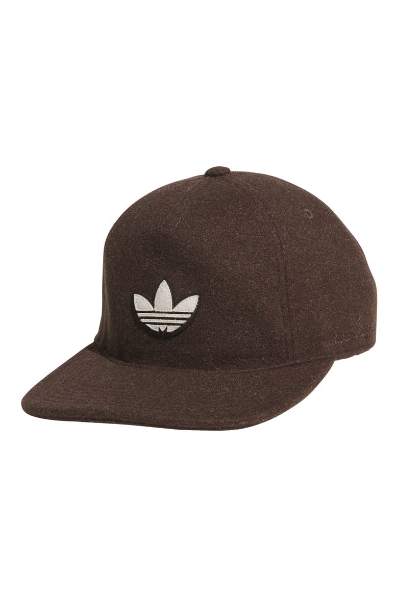 Heritage Cotton Blend Baseball Cap, Main, color, DARK BROWN/ OFF WHITE