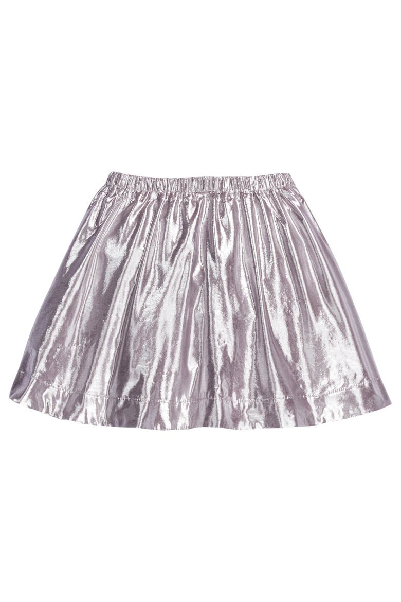 Kids' Metallic Circle Skort, Main, color, Sugarplum Metallic