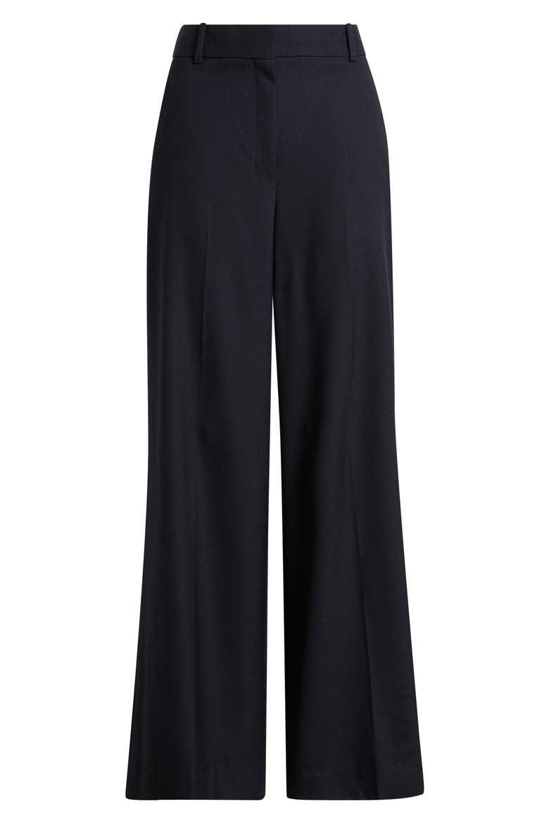 Mid Rise Wide Leg Pants, Alternate, color, DARK NAVY