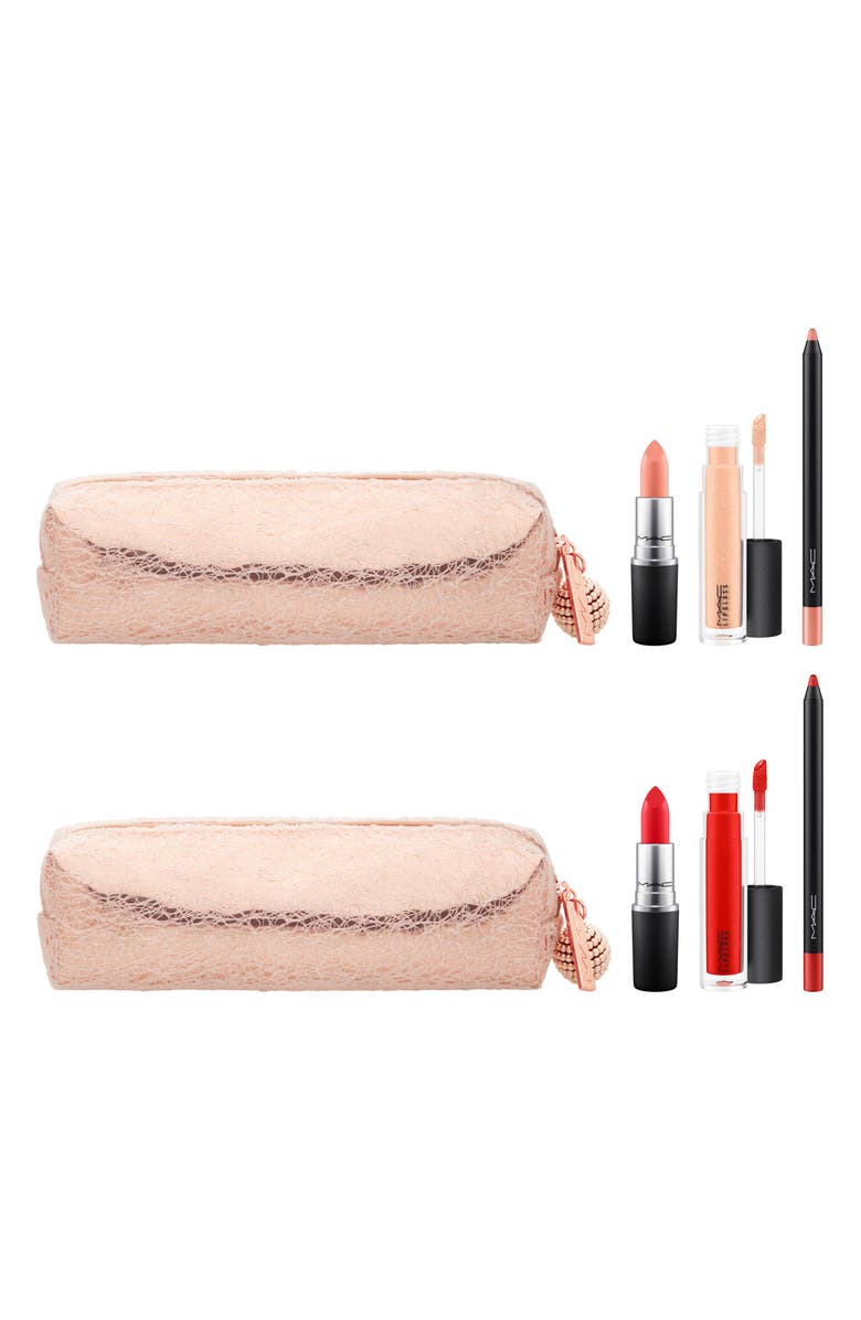 MAC Cosmetics MAC Snow Ball Nude Lip Bag, Alternate, color, 