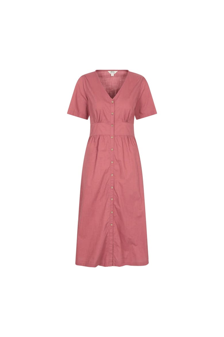 Riviera Button Through Midi Dress, Main, color, Pink