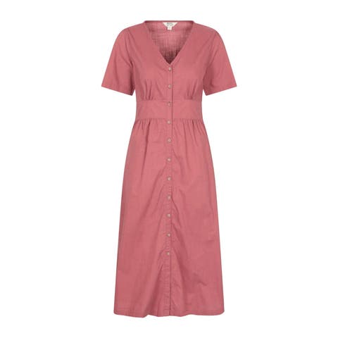 Riviera Button Through Midi Dress