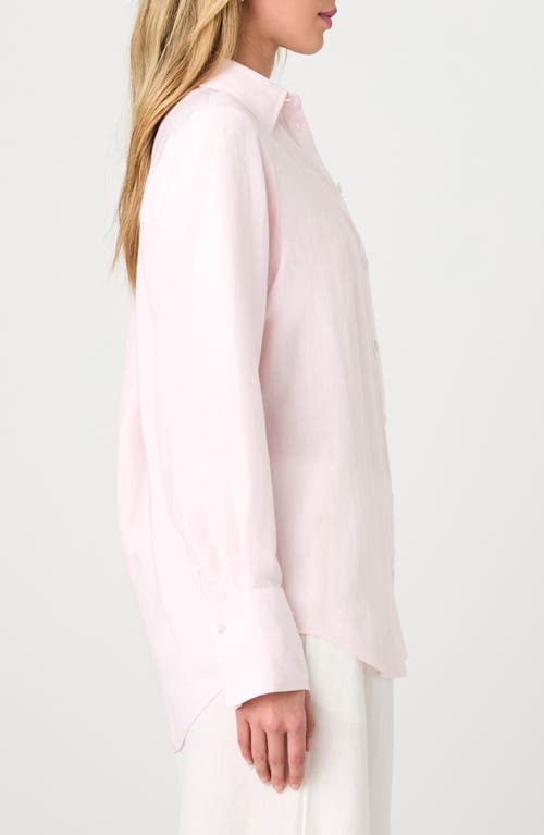 French Connection Birdie Oversize Linen Blend Button-up Shirt
