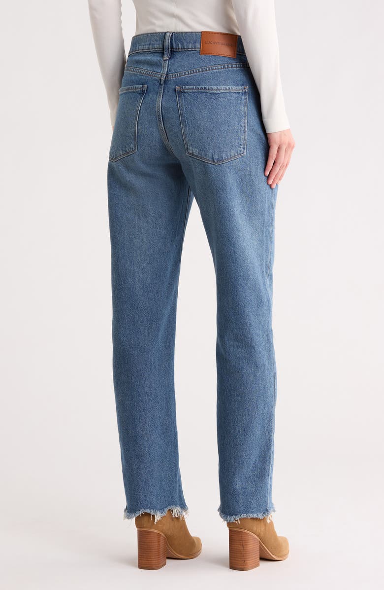 Lucky Brand '90s High Waist Crop Loose Fit Jeans, Alternate, color, Boardwalk Cut