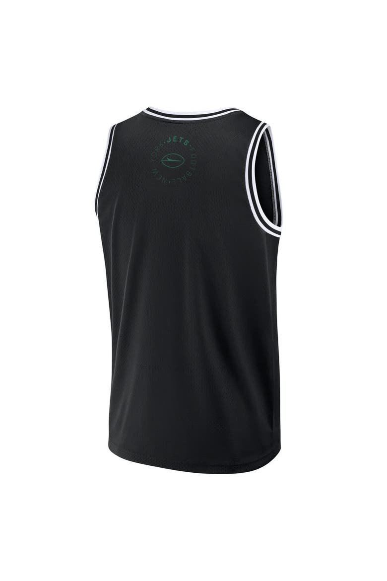 Men's Fanatics Black New York Jets Elements Future Ground Jersey Tank Top, Alternate, color, Black