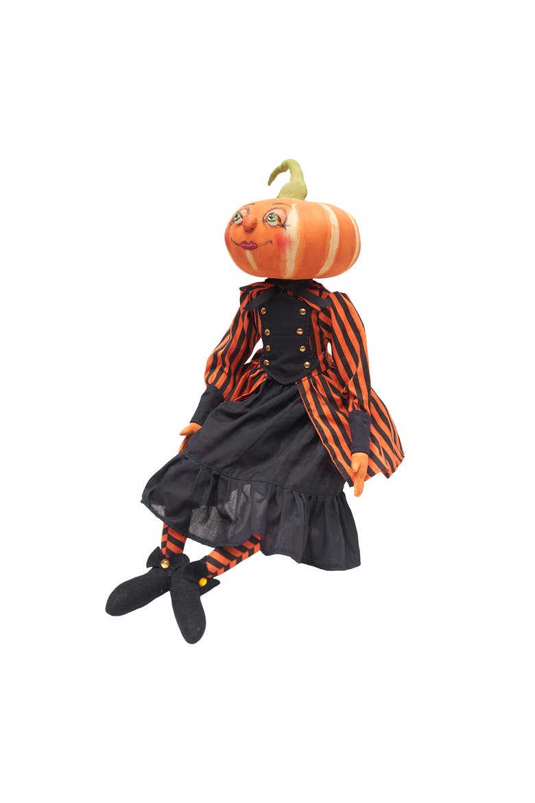 Padma Pumpkin Joe Spencer Gathered Traditions Halloween Figurine 30", Alternate, color, Black