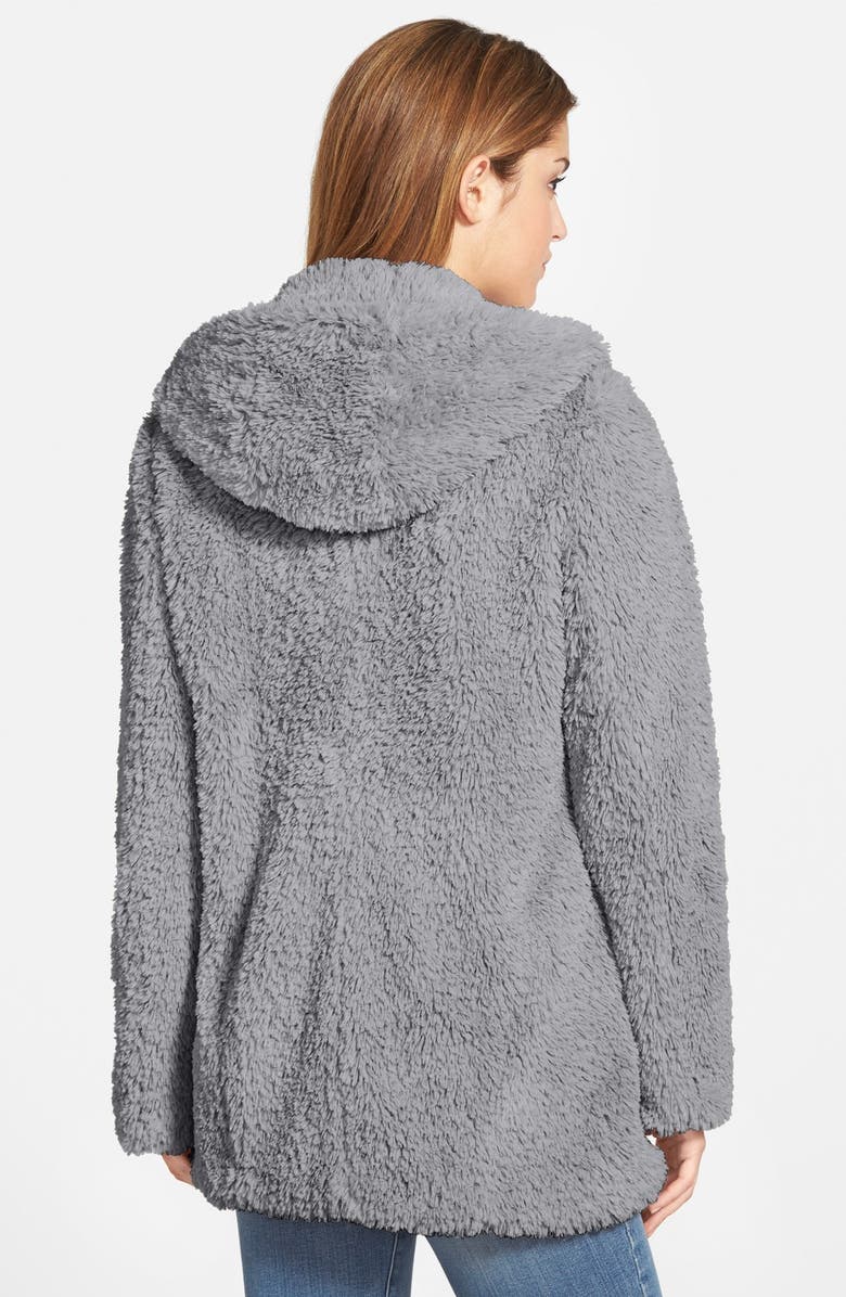 Kenneth Cole New York 'Teddy Bear' Faux Fur Hooded Coat, Alternate, color, 