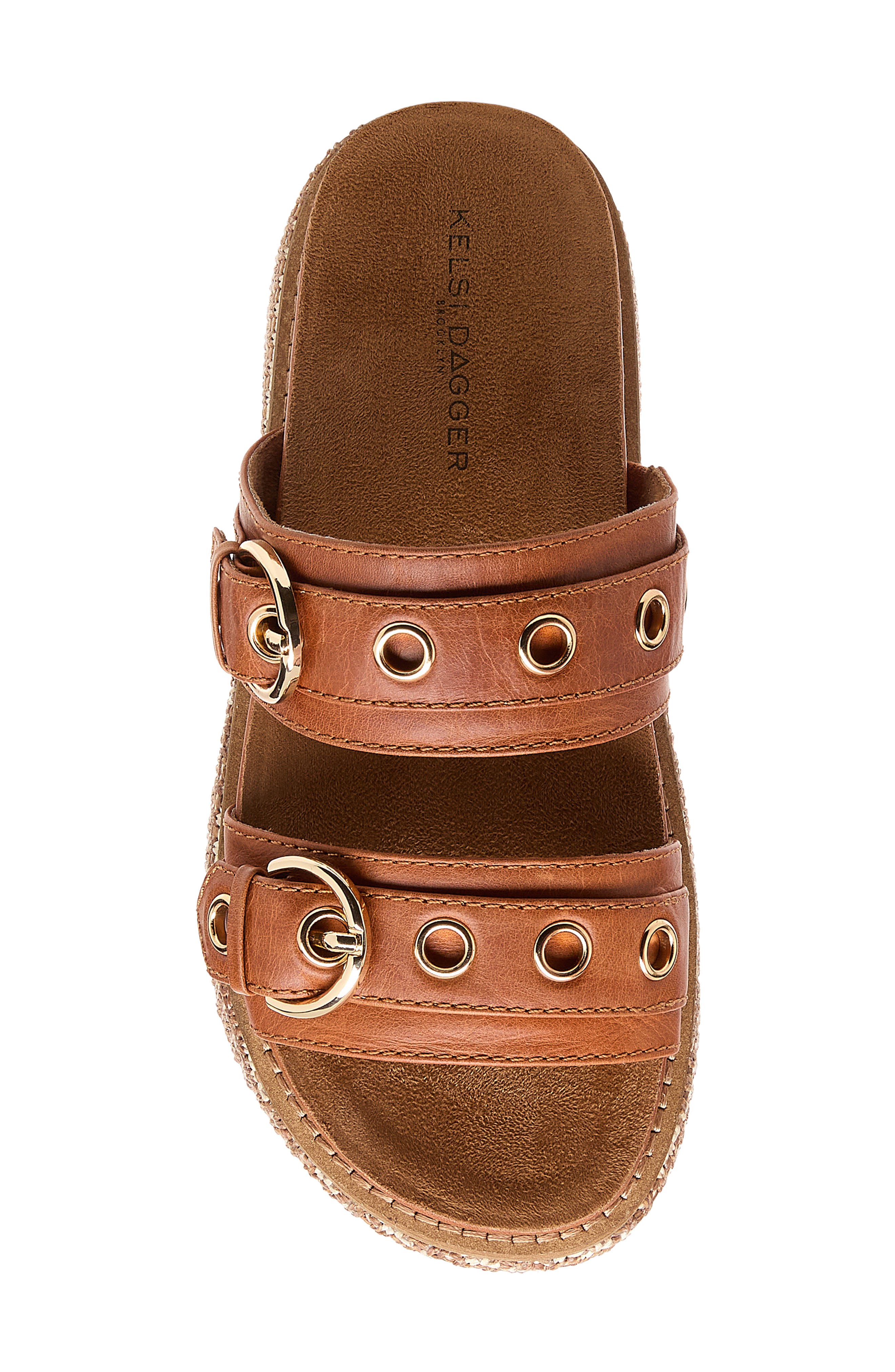 Penny Platform Slide Sandal, Alternate, color, AUBURN