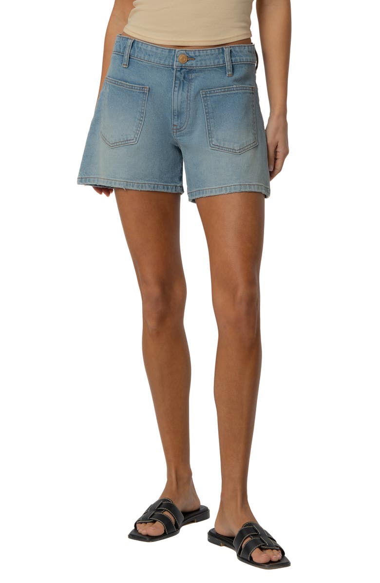 KUT from the Kloth Jane Patch Pocket Denim Shorts, Main, color, Restore