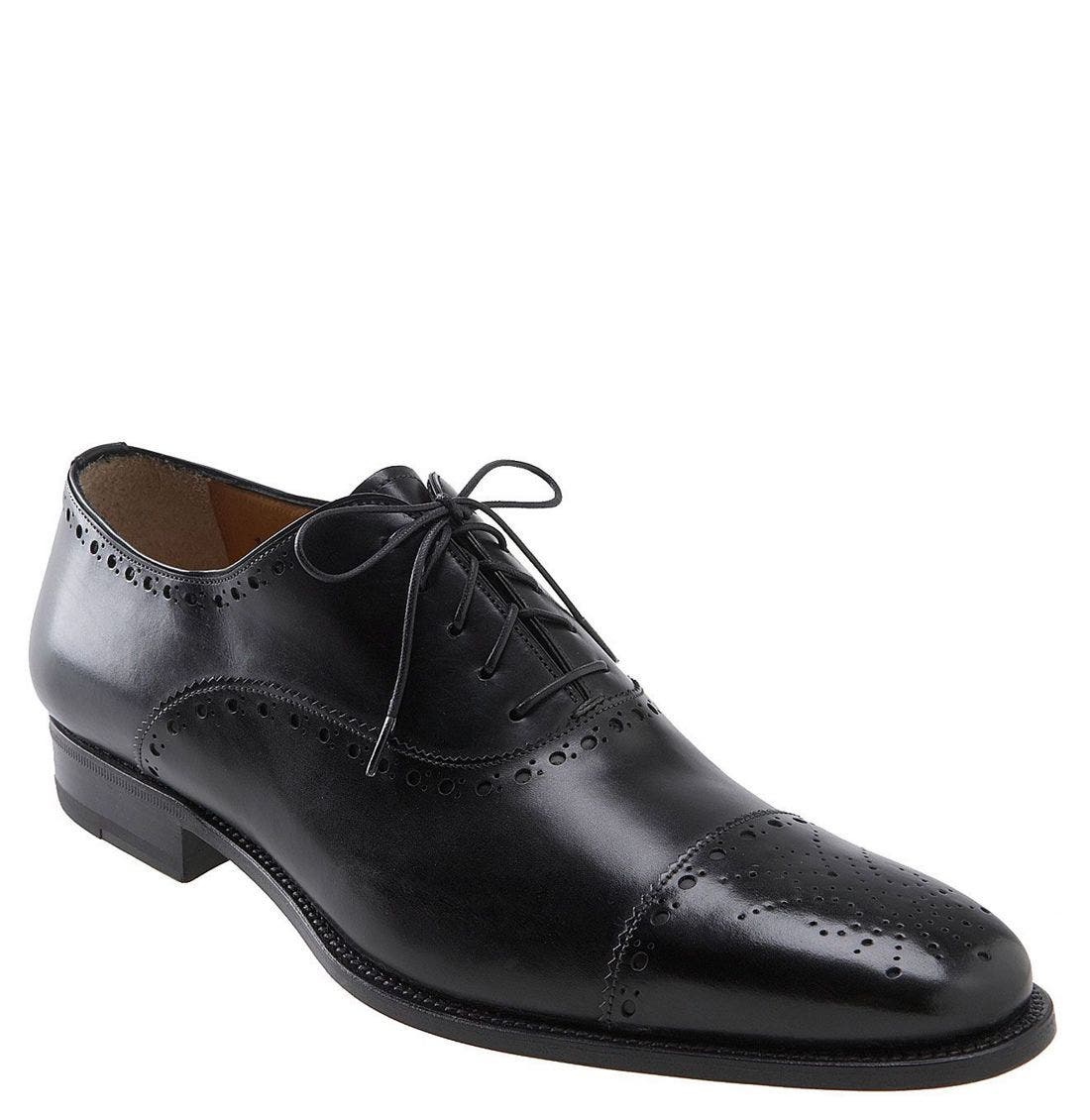 Santoni 'Knox' Cap Toe Oxford, Main, color, 