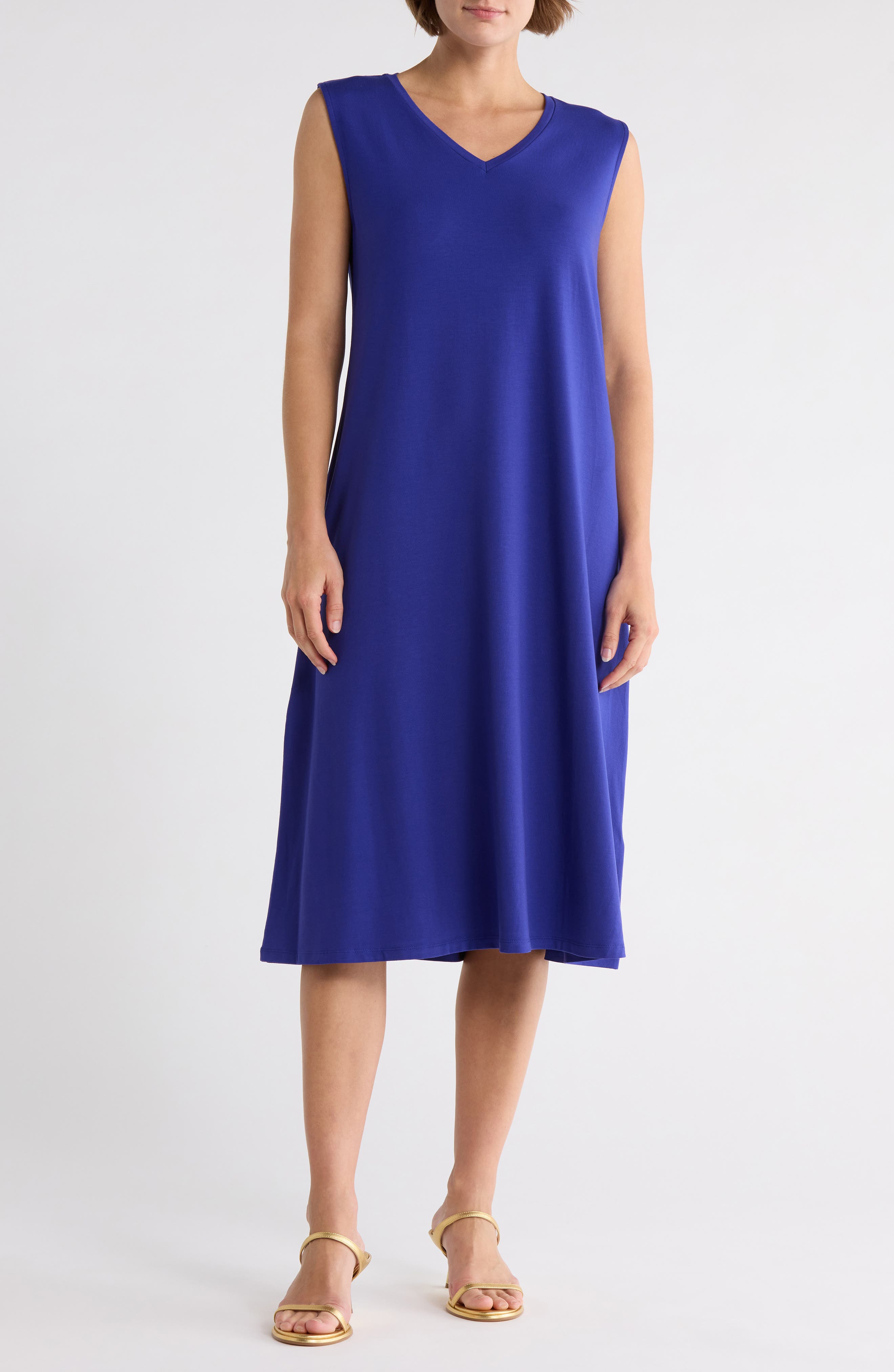 Eileen Fisher V-Neck Tank Dress