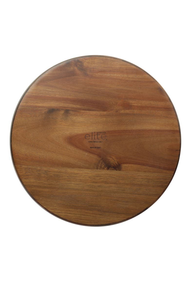 Laurelton Large Acacia Wood Salad Serving Bowl Set, Alternate, color, Brown