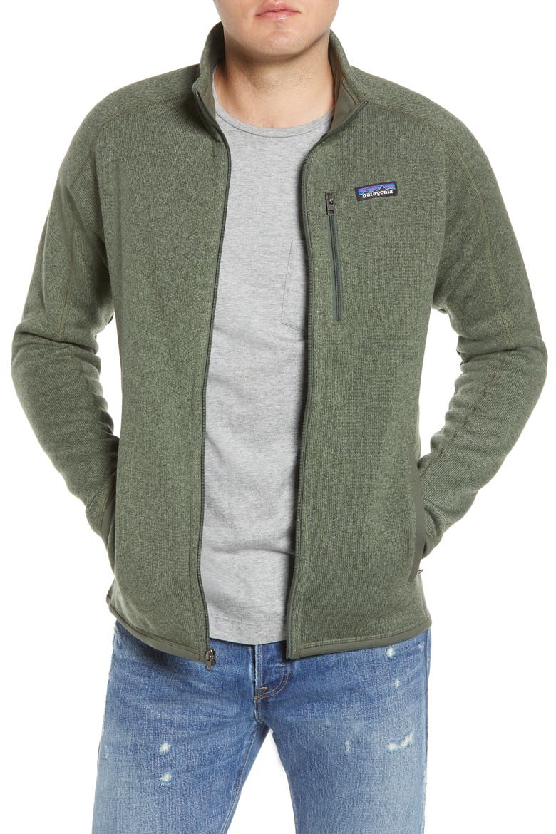 Better Sweater® Zip Jacket, Main, color, INDUSTRIAL GREEN