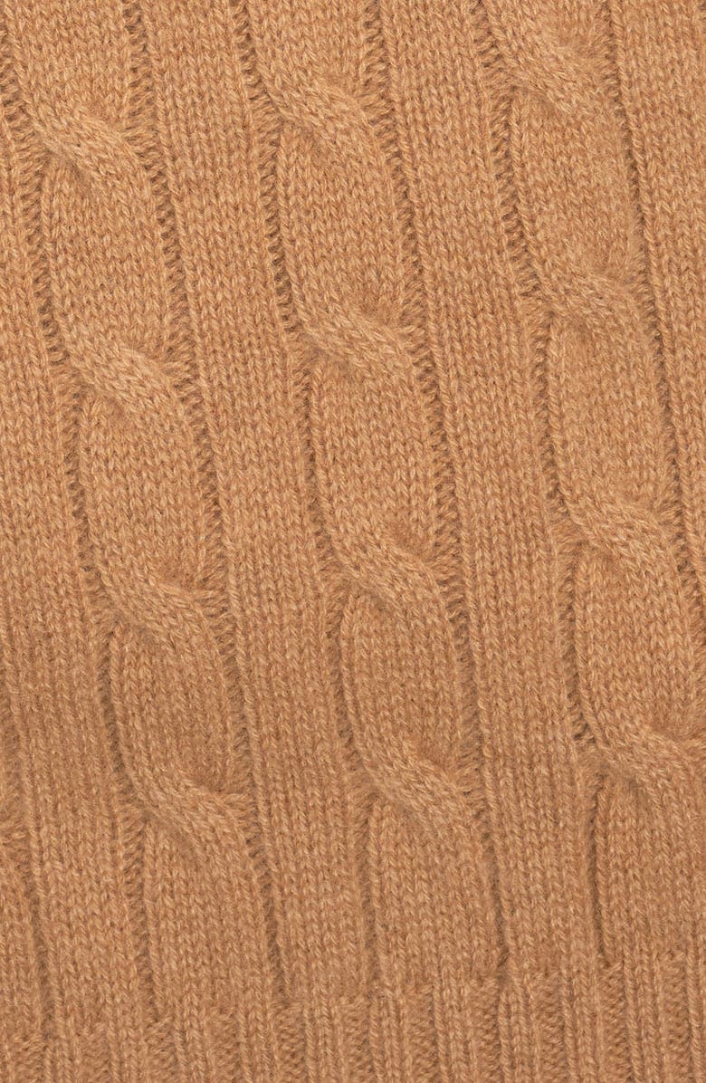 Polo Ralph Lauren Cable Stitch Cashmere Scarf, Alternate, color,