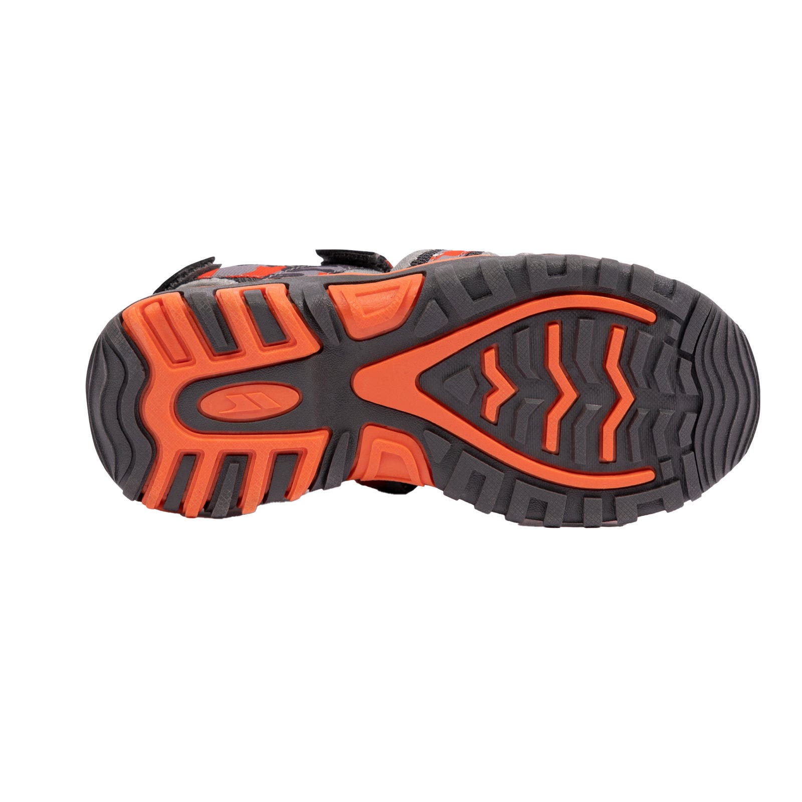 Childrens/Kids Jaime Sandals, Alternate, color, Gray and Orange