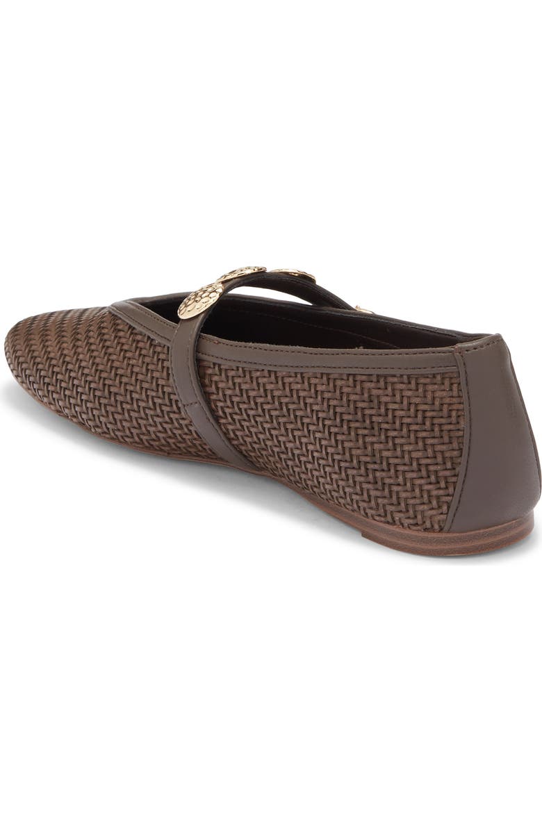 Steve Madden Leia Woven Flat, Alternate, color, Brown