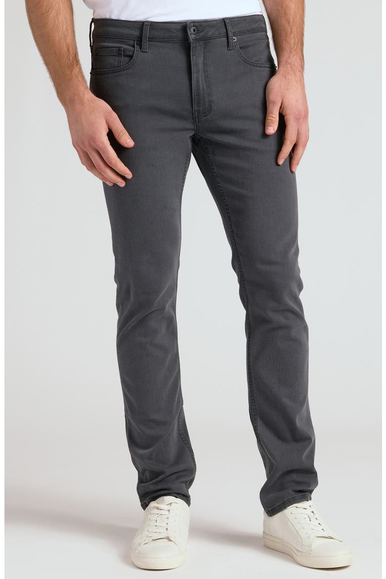 Straight Fit Comfort Jeans, Main, color, GRAY WASH