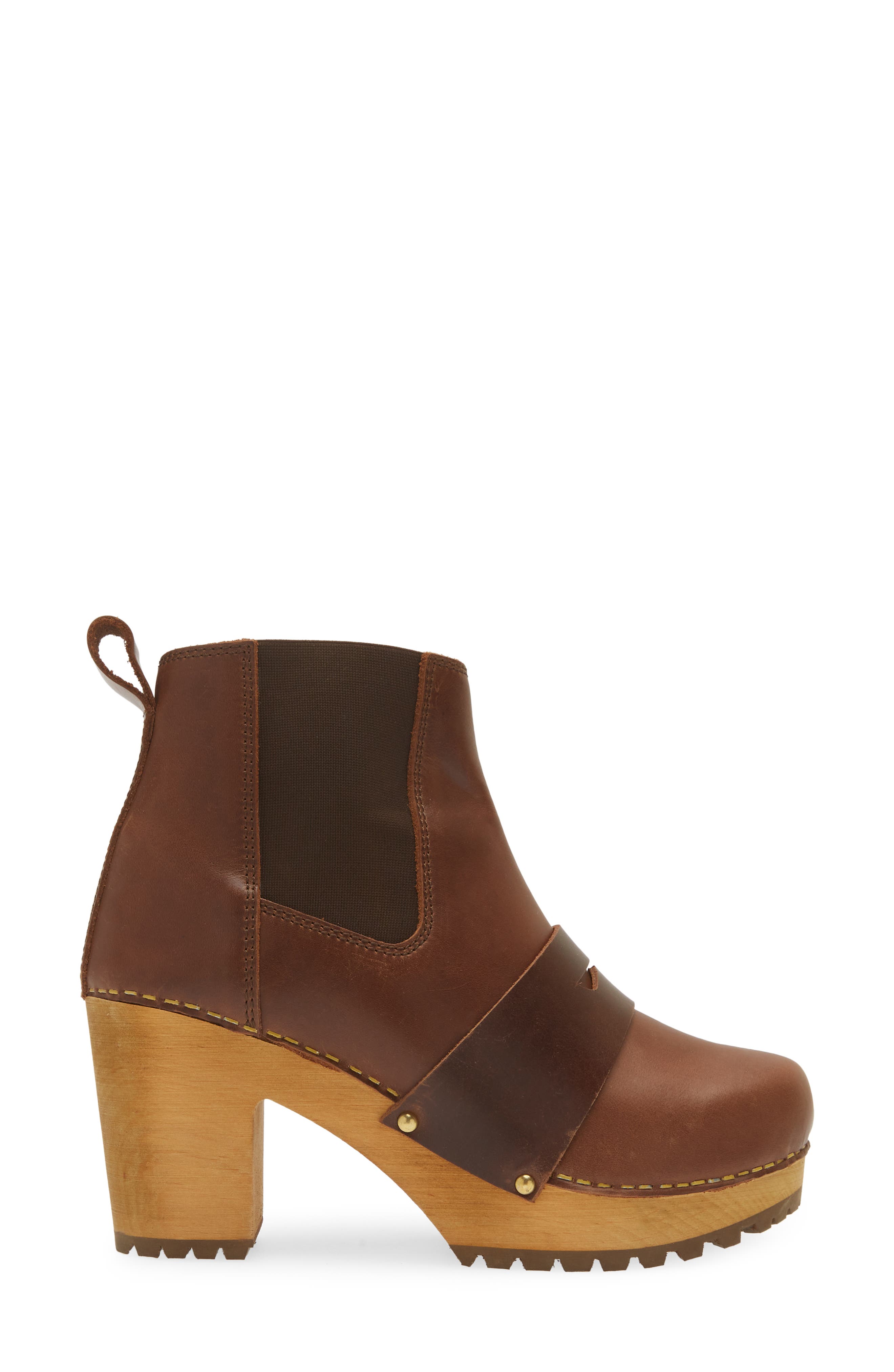 Sanita Penny Platform Chelsea Boot, Alternate, color, Brown