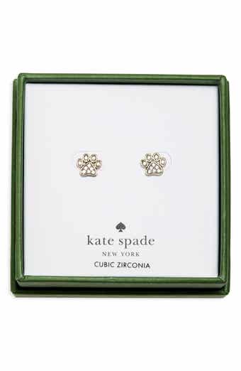 Pavé Paw Stud Earrings