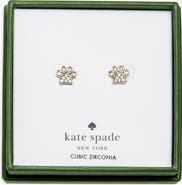 Kate Spade New York Pavé Paw Stud Earrings