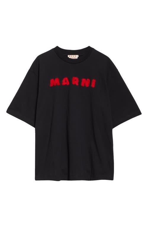 Marni Mohair Logo Graphic T-shirt