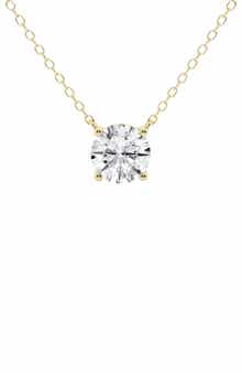 Badgley Mischka Collection Round Cut Lab Created Diamond Necklace - 0.50ctw