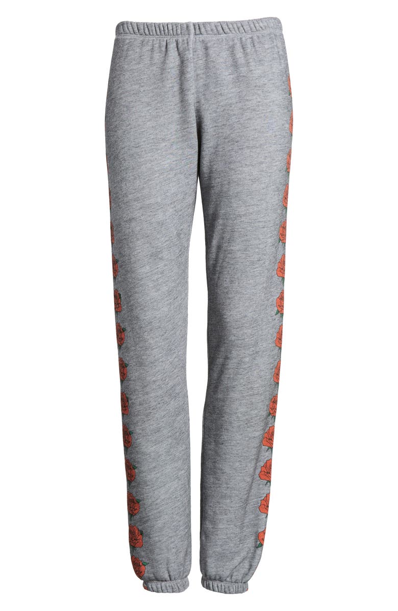 Wildfox Bouquet Knox Sweatpants, Alternate, color, 