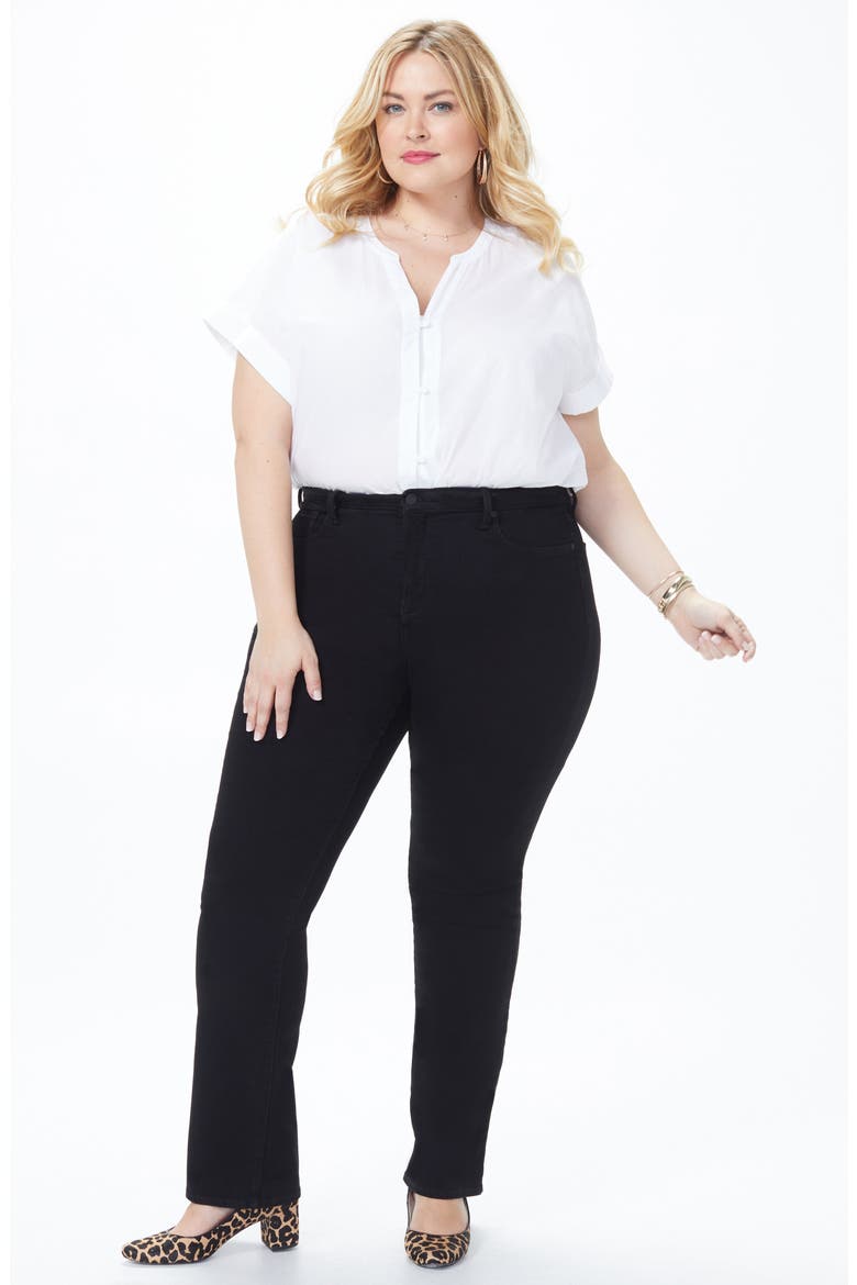 Barbara Bootcut Jeans, Alternate, color, BLACK