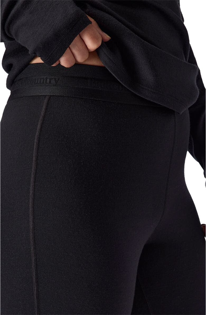 Backcountry Cedars Rws Merino Mid-Wt Baselayer Bottom - Women's, Alternate, color, Black