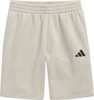 adidas Kids' 3-Bar Fleece Shorts