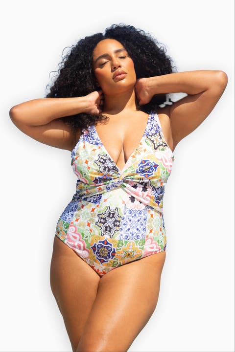 Curve Twist Front Sculpting Swimsuit