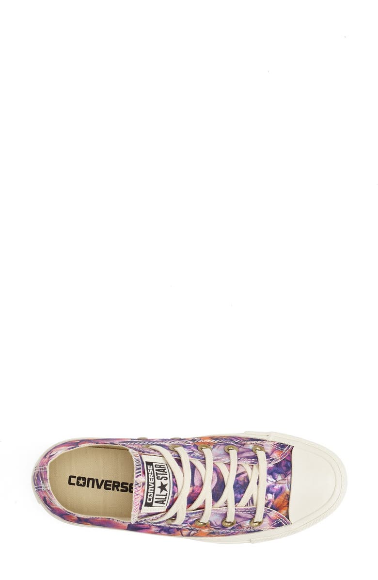 Converse Chuck Taylor<sup>®</sup> Floral Print Sneaker, Alternate, color,