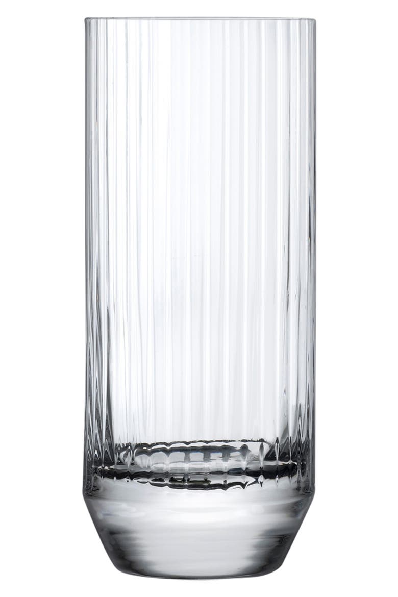 Big Top Set of 4 Highball Glasses, Main, color, CLEAR
