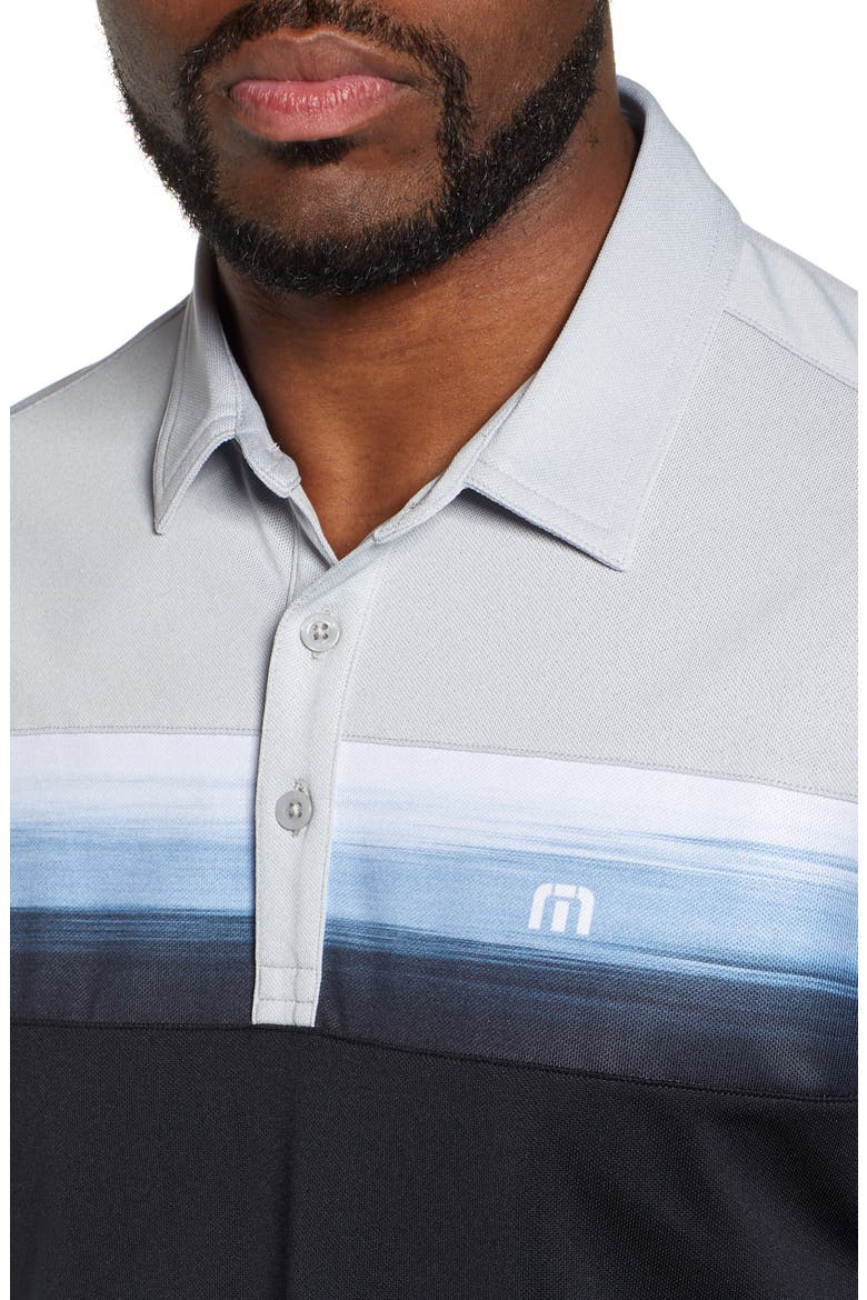 Wiz With Colorblock Polo, Alternate, color, HEATHER MICROCHIP
