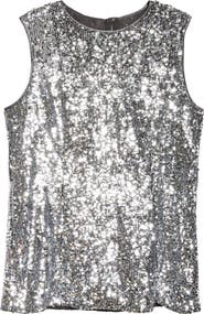 Dolce&Gabbana Sequin Sleeveless Top