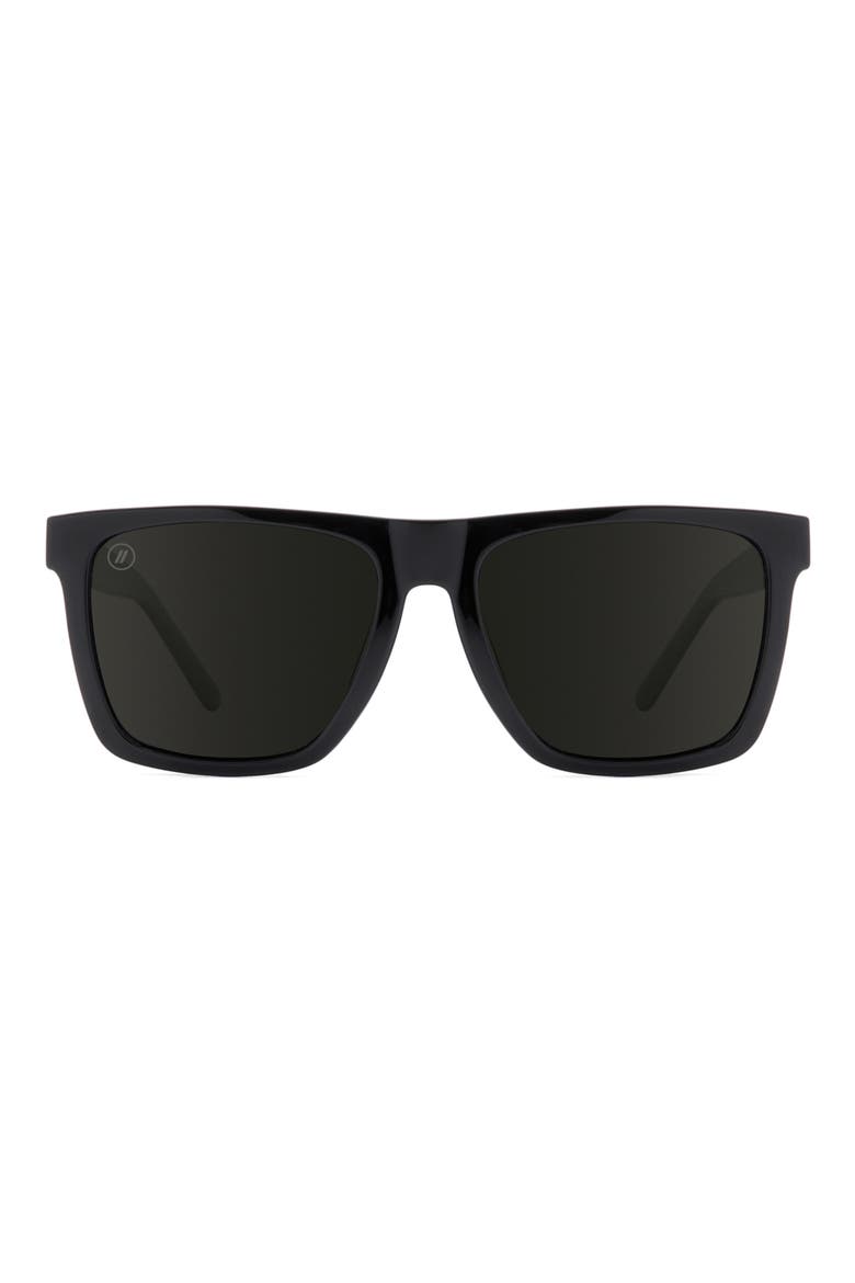 54mm Romeo Polarized Square Sunglasses, Main, color, BLACKJACKET