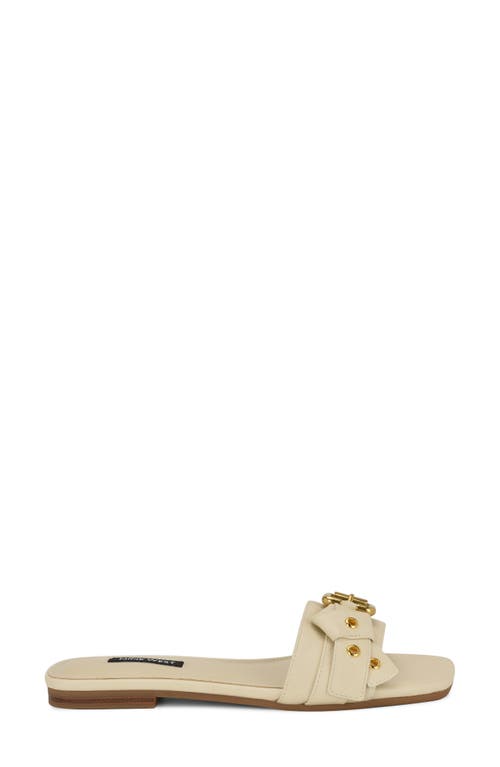 Nine West Missj Slide Sandal In Neutral