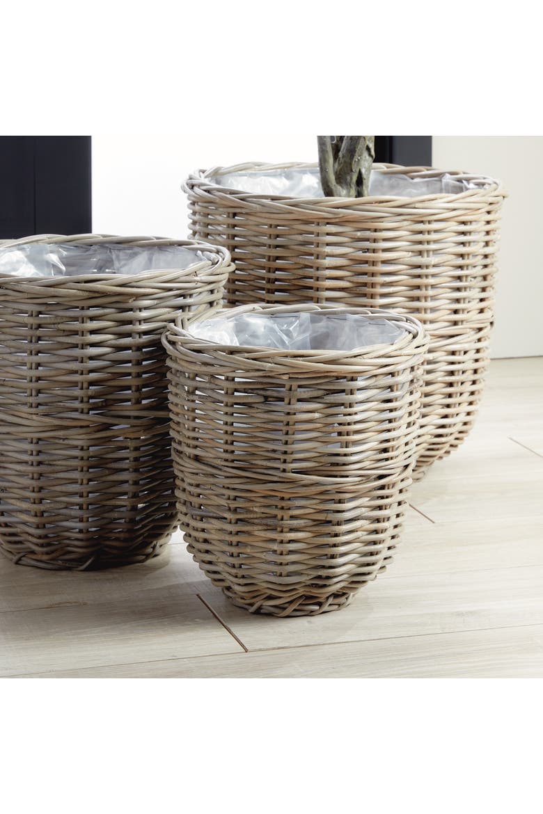 Arlette Basket Planters Set of 3, Alternate, color, Brown