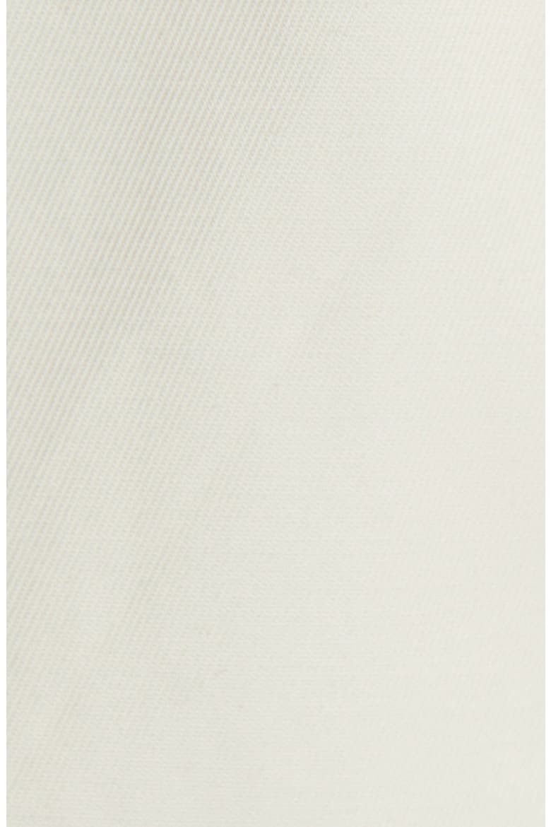 Snap Front Twill A-Line Skirt, Alternate, color, WHITE