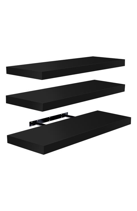 Set of 3 24-Inch Floating Shelves