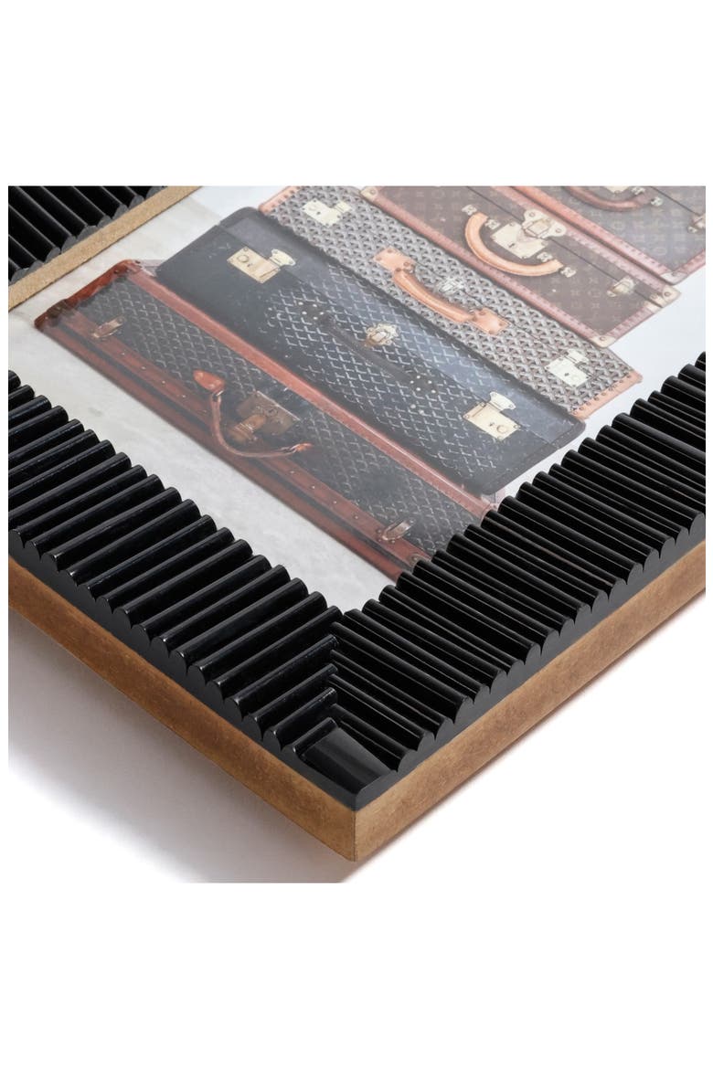 Nubia Ribbed 5.5 x 7.5 Photo Frame, Alternate, color, BLACK