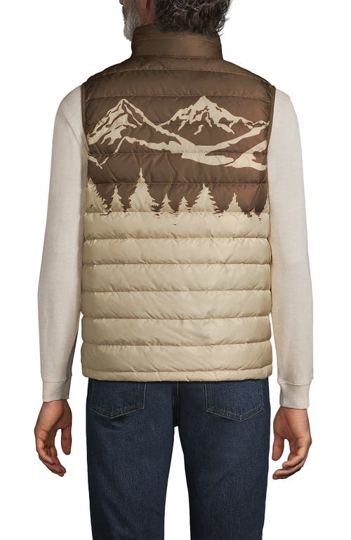 Lands' End Wanderweight Ultralight Packable Down Vest In Multi
