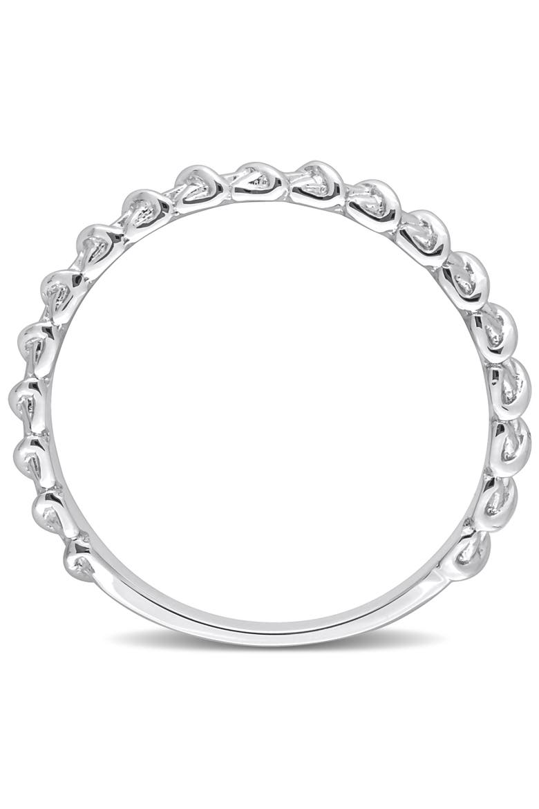 Crossover Twisted Ring 14k White Gold, Alternate, color, White Gold