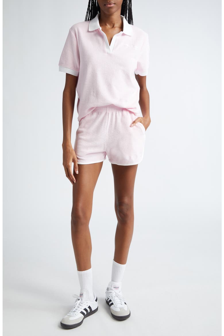 Hotel du Cap Cotton Terry Polo, Alternate, color, EDEN PINK
