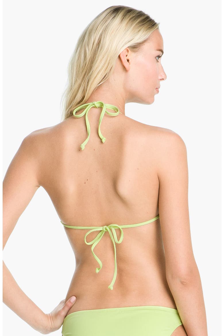L Space 'Audrey Fringe' Bikini Top, Alternate, color, CITRUS