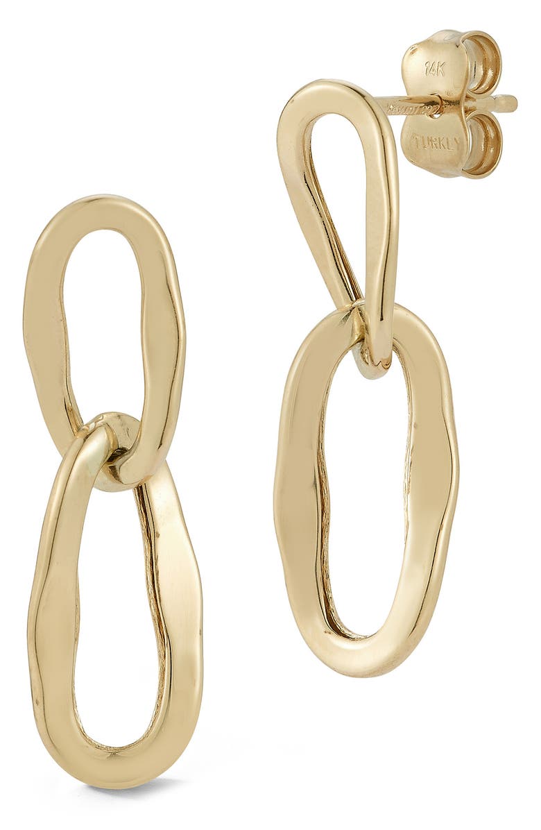 Ember Fine Jewelry 14K Gold Drop Earrings, Main, color, Gold
